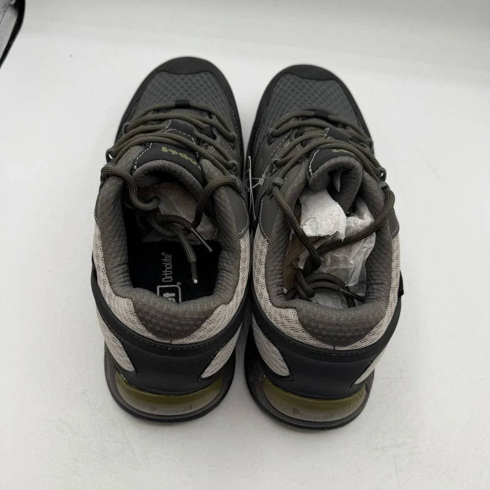 Propet Vercors Shoes Mens Sz 10.5 M(D) Grey/Olive Ortholite Sneakers‎ MOA002S